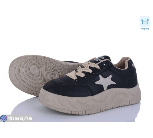 Кросівки жіночі на весну/осінь (8 пар р.37-42) чорний  "HoRIK"