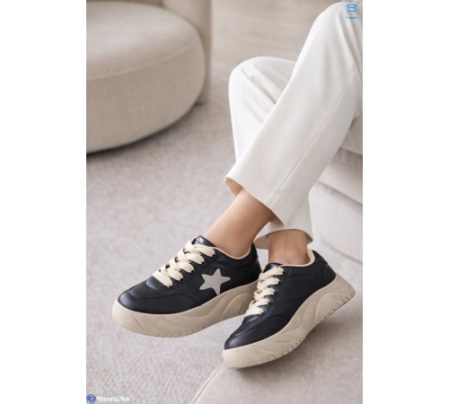 Кросівки жіночі на весну/осінь (8 пар р.37-42) чорний  "HoRIK"