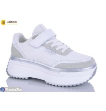 Дитячі кросівки на весну/осінь (10 пар р.33-38) білий  "Clibee-Apawwa"