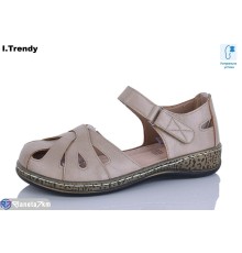 Босоніжки жіночі на літо (8 пар р.36-41) коричневий  "Trendy"