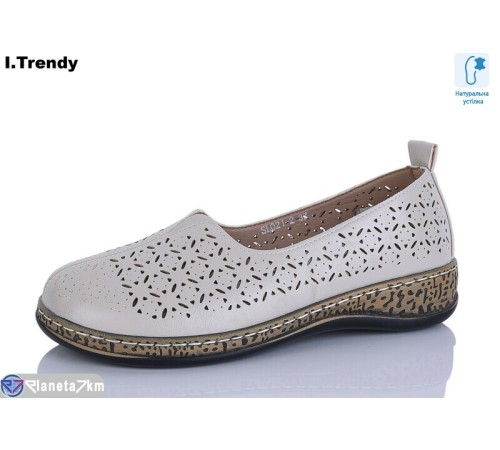 Туфлі жіночі на літо (8 пар р.36-41) бежевий  "Trendy"