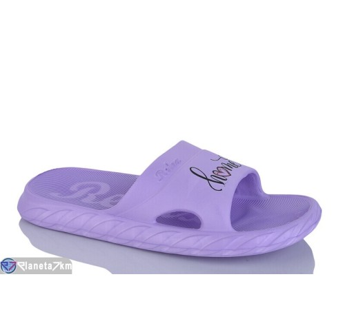 Шлепки жіночі на літо (8 пар р.36-41) фіолетовий  "INPIRE"