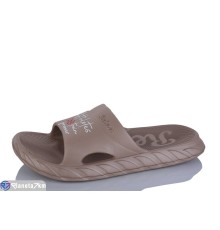 Шлепки жіночі на літо (8 пар р.36-41) коричневий  "INPIRE"