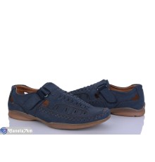 Туфлі чоловічі на літо (8 пар р.41-46) синій  "HoRIK"