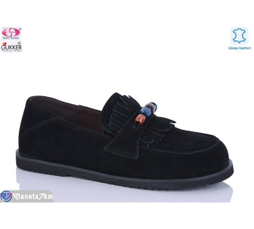 Туфлі жіночі на весну/осінь (8 пар р.36-40) чорний  "Gukkcr"