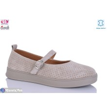 Туфлі жіночі на літо (8 пар р.36-41) бежевий  "Gukkcr"