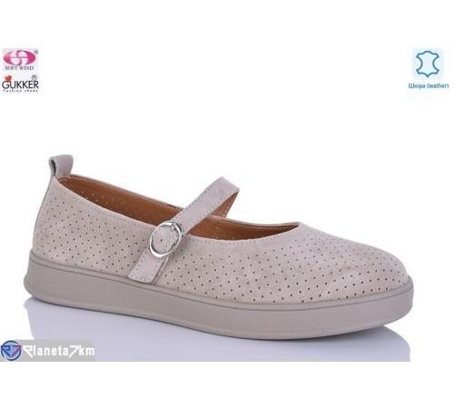 Туфлі жіночі на літо (8 пар р.36-41) бежевий  "Gukkcr"