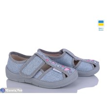 Тапки дитячі на весну/осінь (7 пар р.24-30) сірий  "FLORIK"
