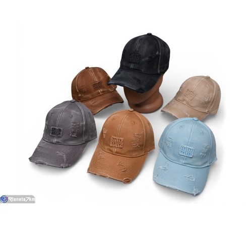 Кепка чоловіча на весну/осінь (5 шт. р.сетка 56-59) мікс  "CAROLLA"