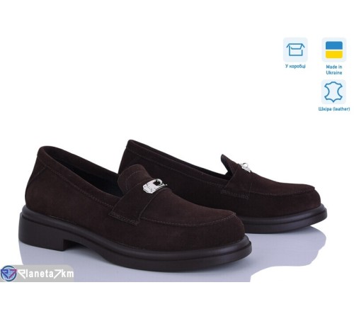 Туфлі жіночі на весну/осінь (6 пар р.37-40) коричневий  "Linda"