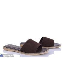 Шлепки жіночі на літо (8 пар р.36-41) коричневий  "LOREDANA"