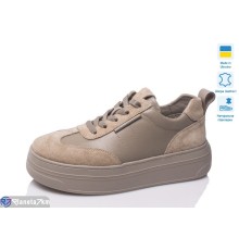 Кросівки жіночі на весну/осінь (6 пар р.36-41) бежевий  "TIMUS-OPT"