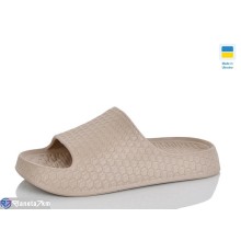 Шлепки жіночі на літо (8 пар р.36-41) коричневий  "LOTTOS"