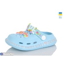 Кроки дитячі на літо (6 пар р.25-30) блакитний  "LOTTOS"