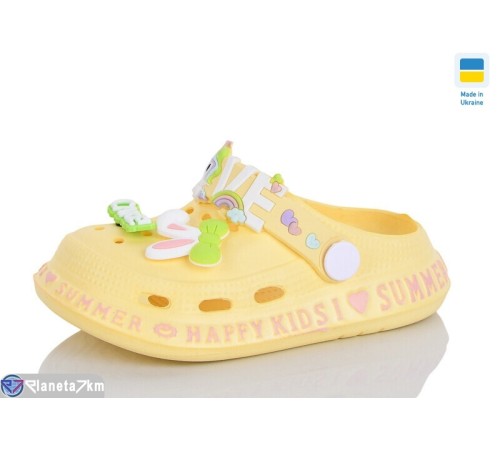 Кроки дитячі на літо (6 пар р.25-30) жовтий  "LOTTOS"