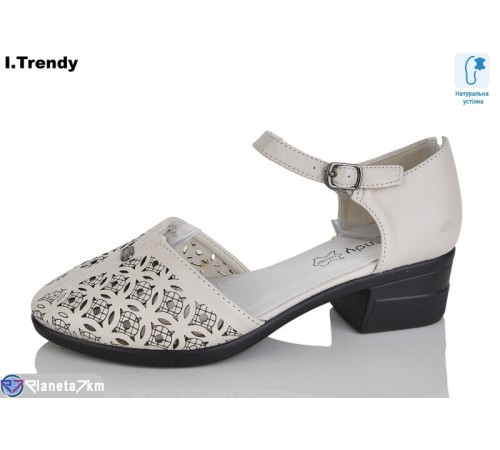 Туфлі жіночі на літо (8 пар р.36-41) бежевий  "Trendy"
