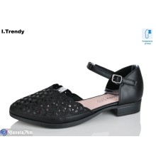 Туфлі жіночі на літо (8 пар р.36-41) чорний  "Trendy"