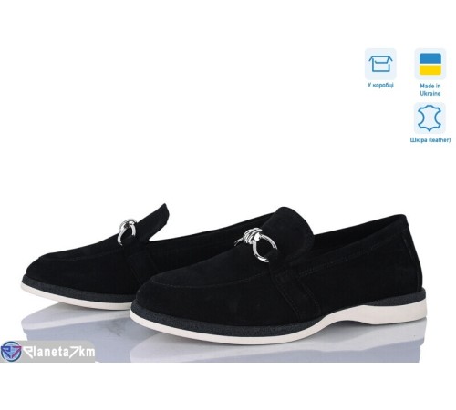 Туфлі жіночі на весну/осінь (6 пар р.36-40) чорний  "Linda"