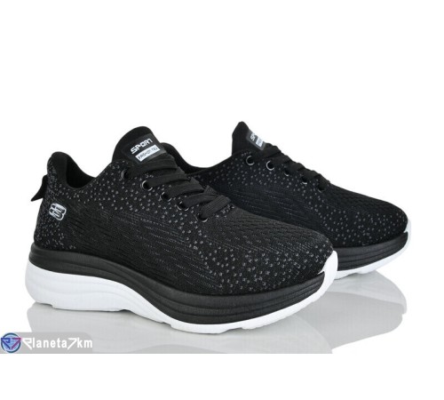 Кросівки жіночі на весну/осінь (8 пар р.36-41) чорний  "LABUTAN"