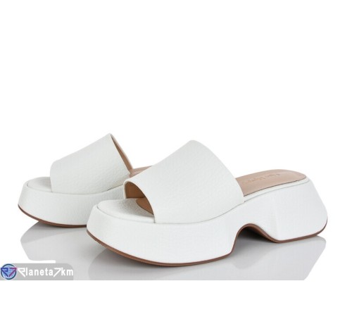 Шлепки жіночі на літо (6 пар р.36-40) білий  "MARADONA"