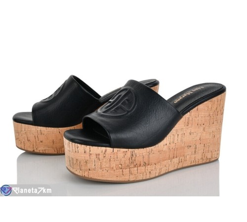 Шлепки жіночі на літо (6 пар р.36-41) чорний  "MARADONA"