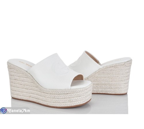 Шлепки жіночі на літо (6 пар р.36-41) білий  "MARADONA"