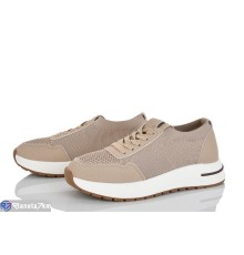 Кросівки жіночі на весну/осінь (8 пар р.36-40) бежевий  "LOREDANA"