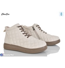 Черевики жіночі на весну/осінь (8 пар р.36-41) бежевий  "Chunsen"