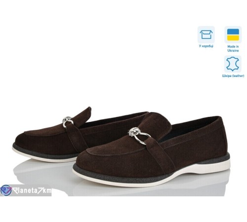 Туфлі жіночі на весну/осінь (6 пар р.36-40) коричневий  "Linda"