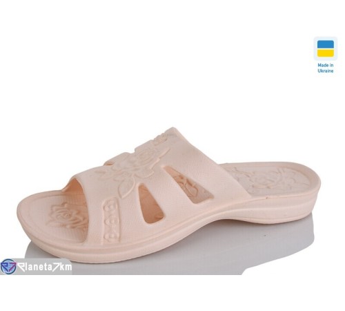 Шлепки жіночі на літо (6 пар р.36-41) бежевий  "Lexi"