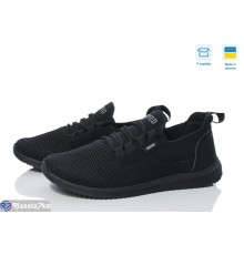 Кросівки чоловічі на літо (6 пар р.41-45) чорний  "OLLA"