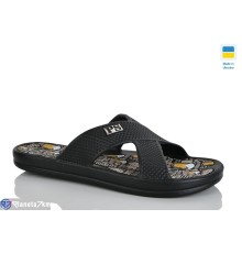 Шлепки чоловічі на літо (8 пар р.40-46) чорний  "Korka"