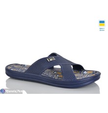 Шлепки чоловічі на літо (8 пар р.40-46) синій  "Korka"
