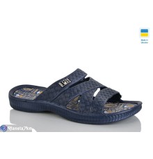 Шлепки чоловічі на літо (8 пар р.40-46) синій  "Korka"