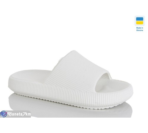 Шлепки жіночі на літо (6 пар р.36-41) білий  "Korka"