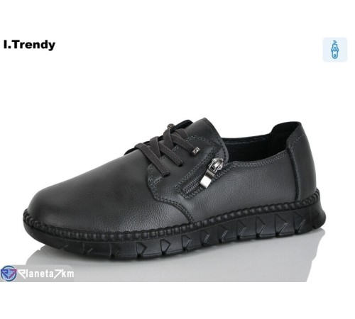 Туфлі жіночі на весну/осінь (8 пар р.36-41) сірий  "Trendy"