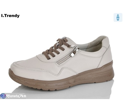 Кросівки жіночі на весну/осінь (8 пар р.36-41) бежевий  "Trendy"