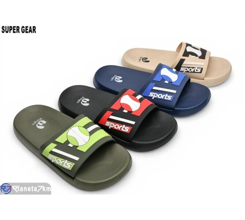 Шлепки жіночі на літо (12 пар р.36-41) мікс  "Super Gear"