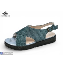 Босоніжки жіночі на літо (6 пар р.36-41) синій  "Jibukang"