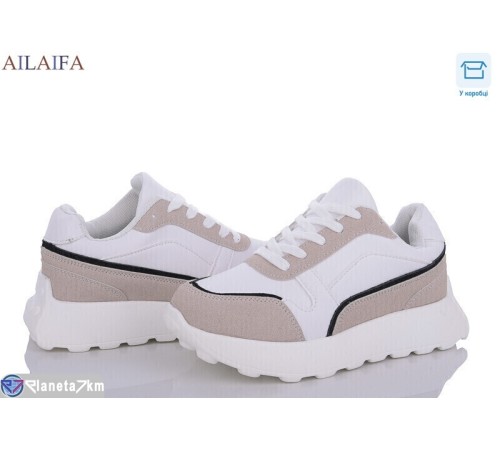 Кросівки жіночі на весну/осінь (6 пар р.36-41) білий  "Latifa"