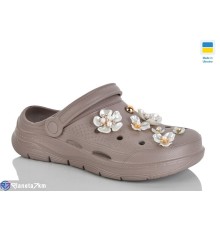 Кроки жіночі на літо (8 пар р.36-41) коричневий  "Korka"