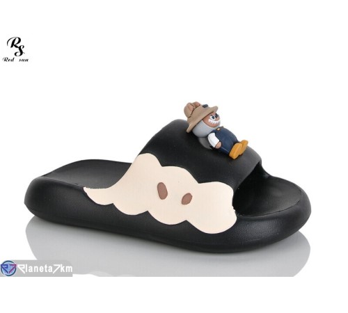 Шлепки дитячі на літо (12 пар р.30-35) чорний  "Red Sun"