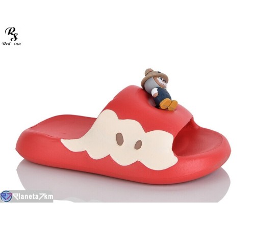 Шлепки дитячі на літо (12 пар р.30-35) червоний  "Red Sun"