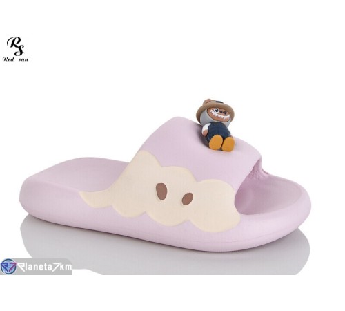 Шлепки дитячі на літо (12 пар р.30-35) рожевий  "Red Sun"