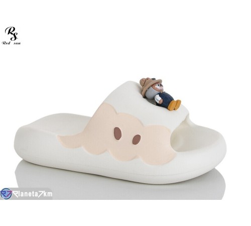 Шлепки жіночі на літо (12 пар р.36-41) білий  "Red Sun"