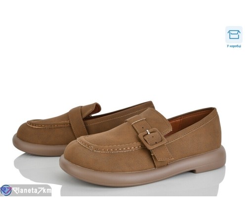 Туфлі жіночі на весну/осінь (8 пар р.36-41) коричневий  "Mirella"