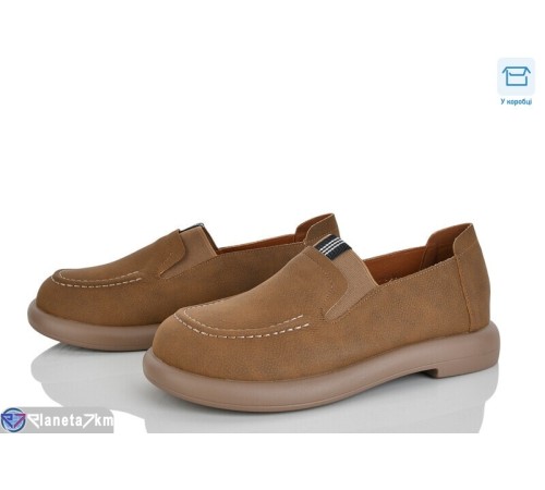 Туфлі жіночі на весну/осінь (8 пар р.36-41) коричневий  "Mirella"