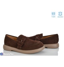 Туфлі жіночі на весну/осінь (8 пар р.36-41) коричневий  "Mirella"