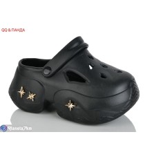 Кроки жіночі на літо (12 пар р.36-41) чорний  "QQ&Панда"