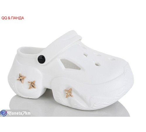 Кроки жіночі на літо (12 пар р.36-41) білий  "QQ&Панда"